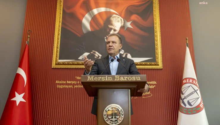 Mersin Büyükşehir Belediye Başkanı Vahap Seçer, Mersin Barosu’nu Ziyaret Etti