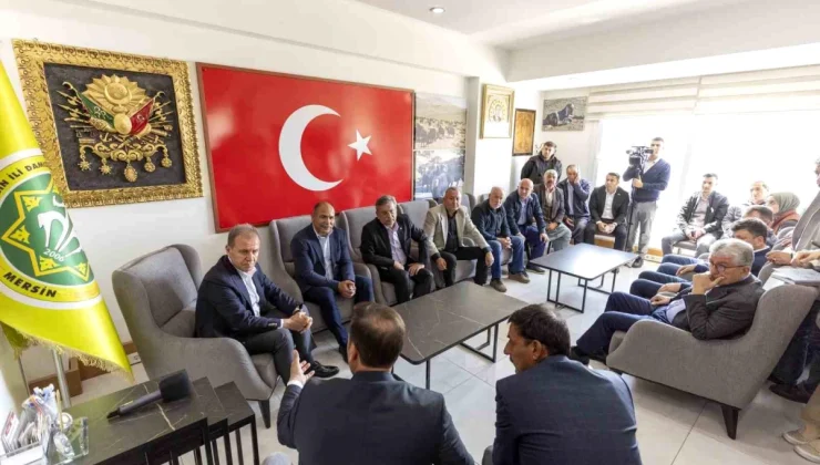Mersin Büyükşehir Belediyesi, Damızlık Koyun Keçi Yetiştiricileri Birliği ile İşbirliği Yapıyor
